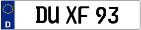 Truck License Plate